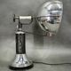 1930s Bauhaus Hanau Quartz Chrome Adjustable Table Lamp, Germany