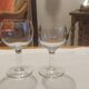 Set of water and wine glasses
