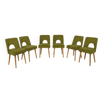 Shell Chairs from Bydgoszcz Furniture Factory, Poland, 1960s, Set of 6