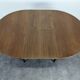Scandinavian teak table with extension.