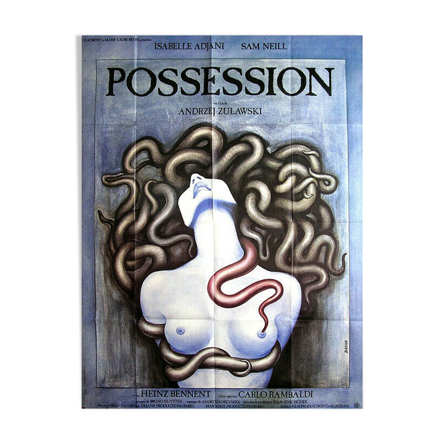 Possession poster 1980 Adjanie Zulawski 120x160 cm basha