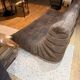 Togo brown alcantara Ligne Roset