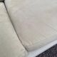 High-end 2-seater sofa duvivier beige nubuck velvet 155cm