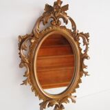 Old gold mirror