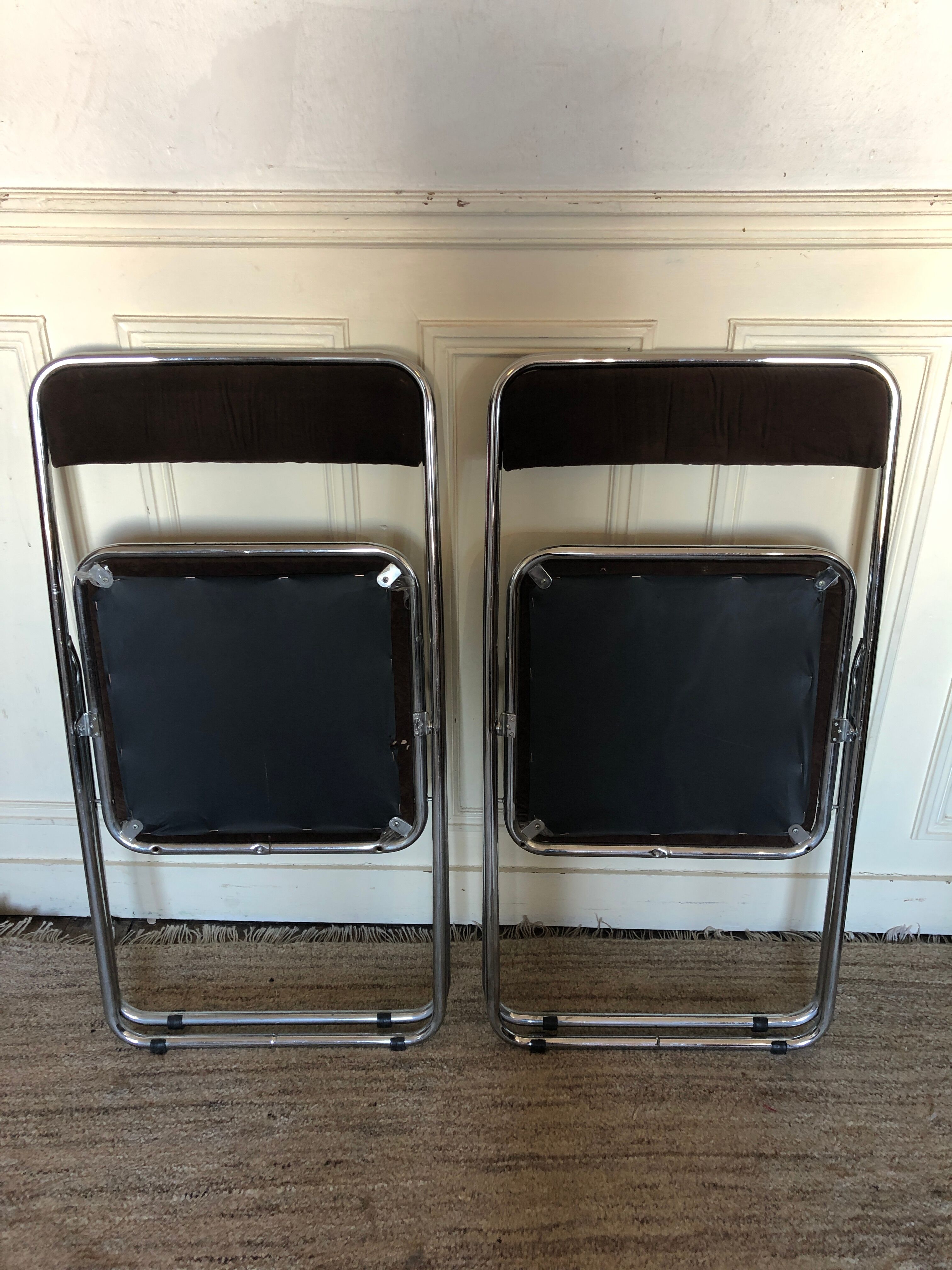 Duo chrome folding chair