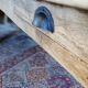 Table de ferme 230 x100 ,chêne clair patiné,