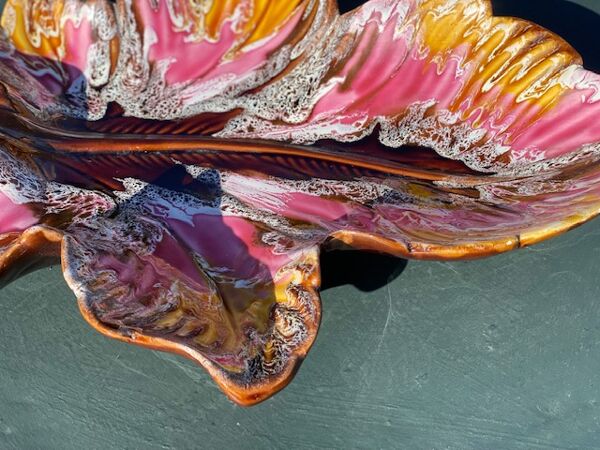Plat feuille vallauris