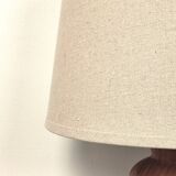 Vintage wooden foot lamp