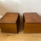 Two Wooden Office Mail Sorter