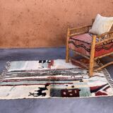Colorful Beni M'Rirt Moroccan rug - 171 x 119 cm