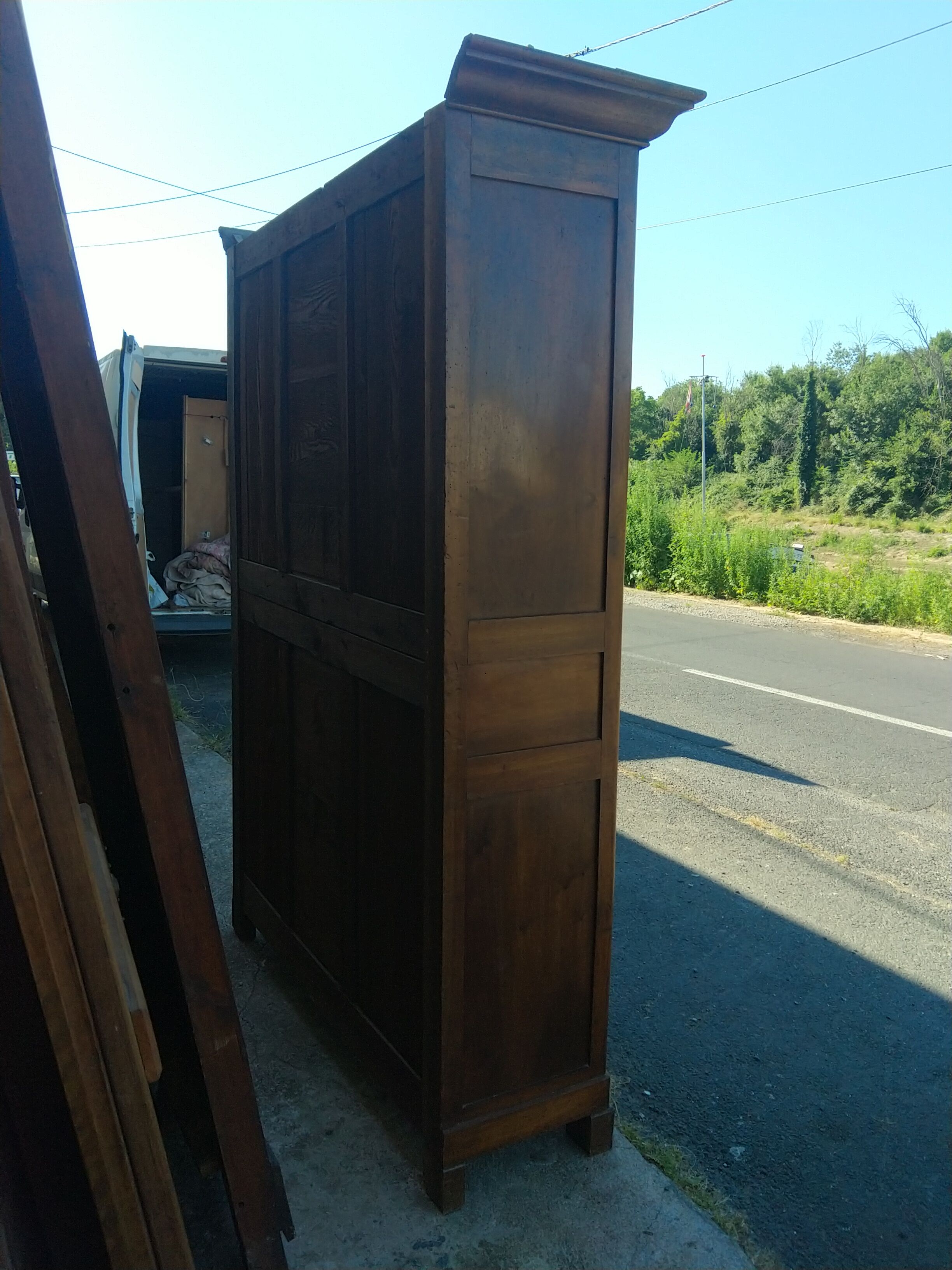 Louis Philippe walnut bookcase
