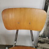Set of 6 stackable chairs 1970