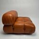 Camaleonda Lounge Sofa in Cognac Leather by Mario Bellini for B&B Italia, 1973, Set of 4
