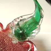 Large Ashtray/Tray Murano, Toso. Fish figurine.