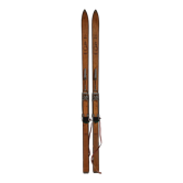 Ancienne paire de skis en bois vintage Triga Club 185 cm