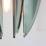 Italian Plexiglass Pendant Lamp, 1970s