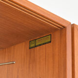 Mid-Century Teak Wall Unit by Torbjørn Afdal for Bruksbo, 1950s, Set of 2