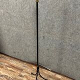 Vintage floor lamp foot in lacquered iron circa 1950