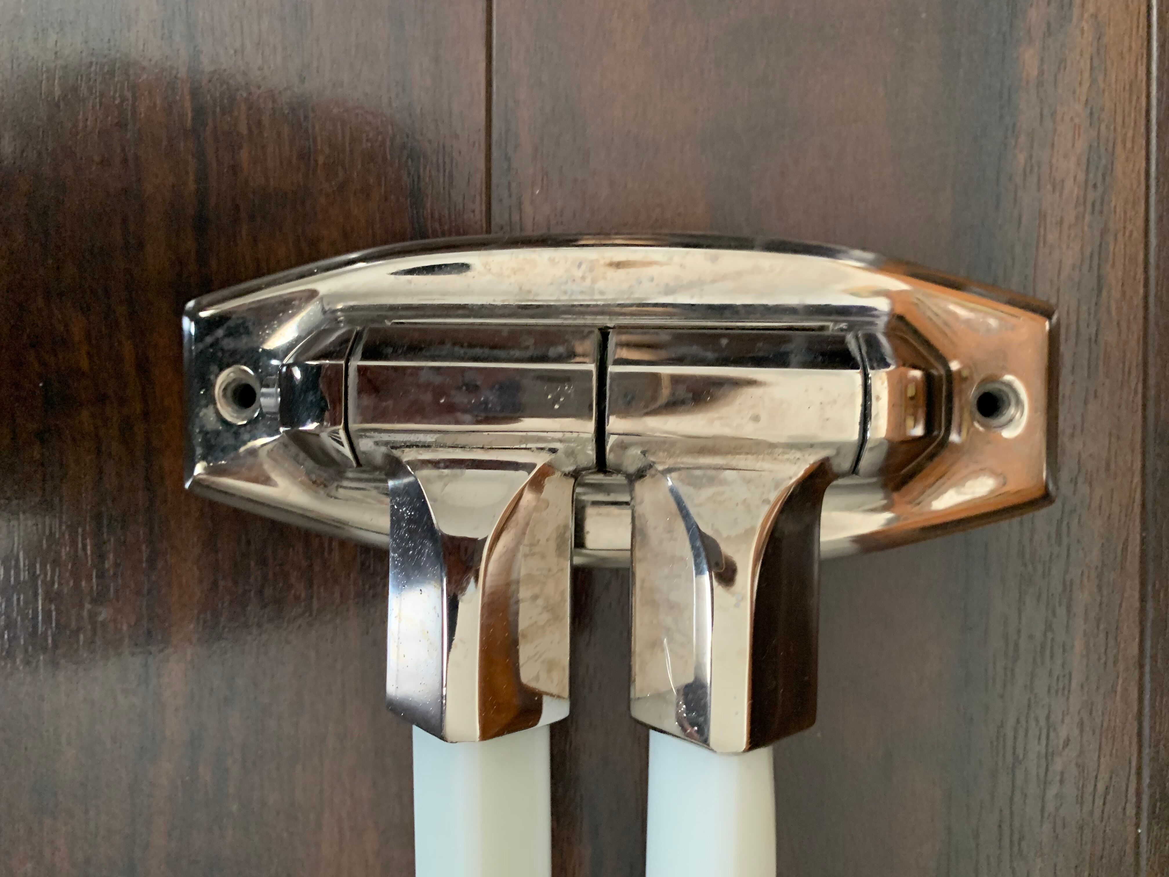 Art Deco towel rack