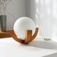 1980s pin support ball desk lamp