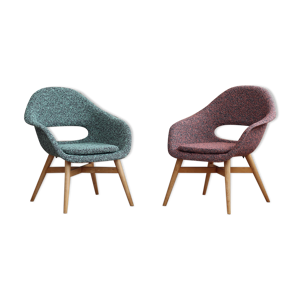 Paire de fauteuils conçus