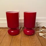 Red Lykta bedside lamp