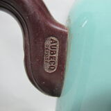 large vintage coffee maker made of enamelled sheet metal