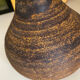 Vase céramique Accolay ocre jaune doré