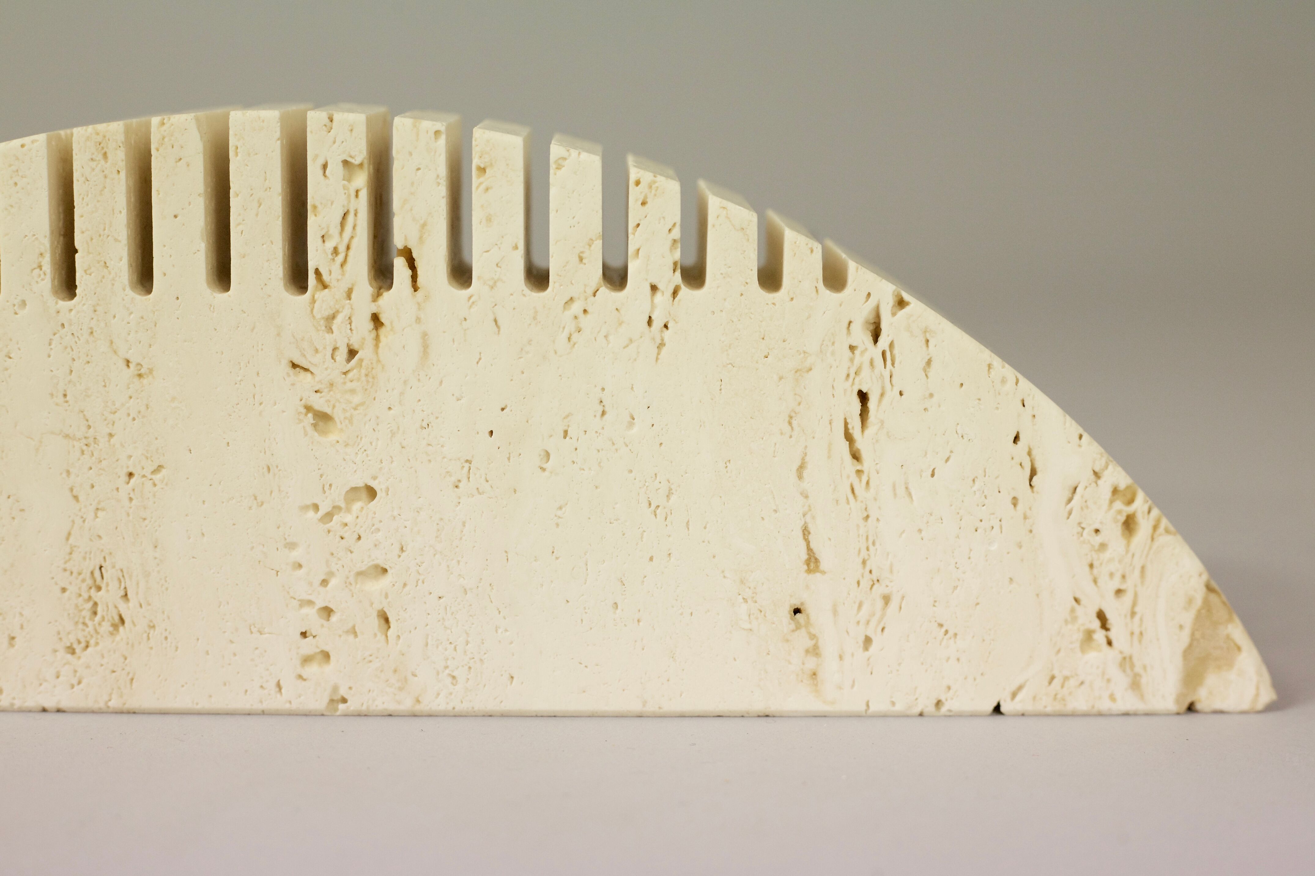 Fish of Fratelli Mannelli, travertine, Italy, circa 1970