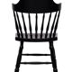 set of 6 Black Oak Windsor style Spindle-back dining chairs. Holland