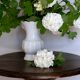 White vase Bareuther Waldsassen 50s