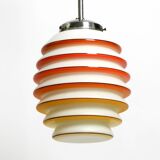 Beautiful rare original glass ceiling lamp from the 1930s