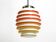 Beautiful rare original glass ceiling lamp from the 1930s
