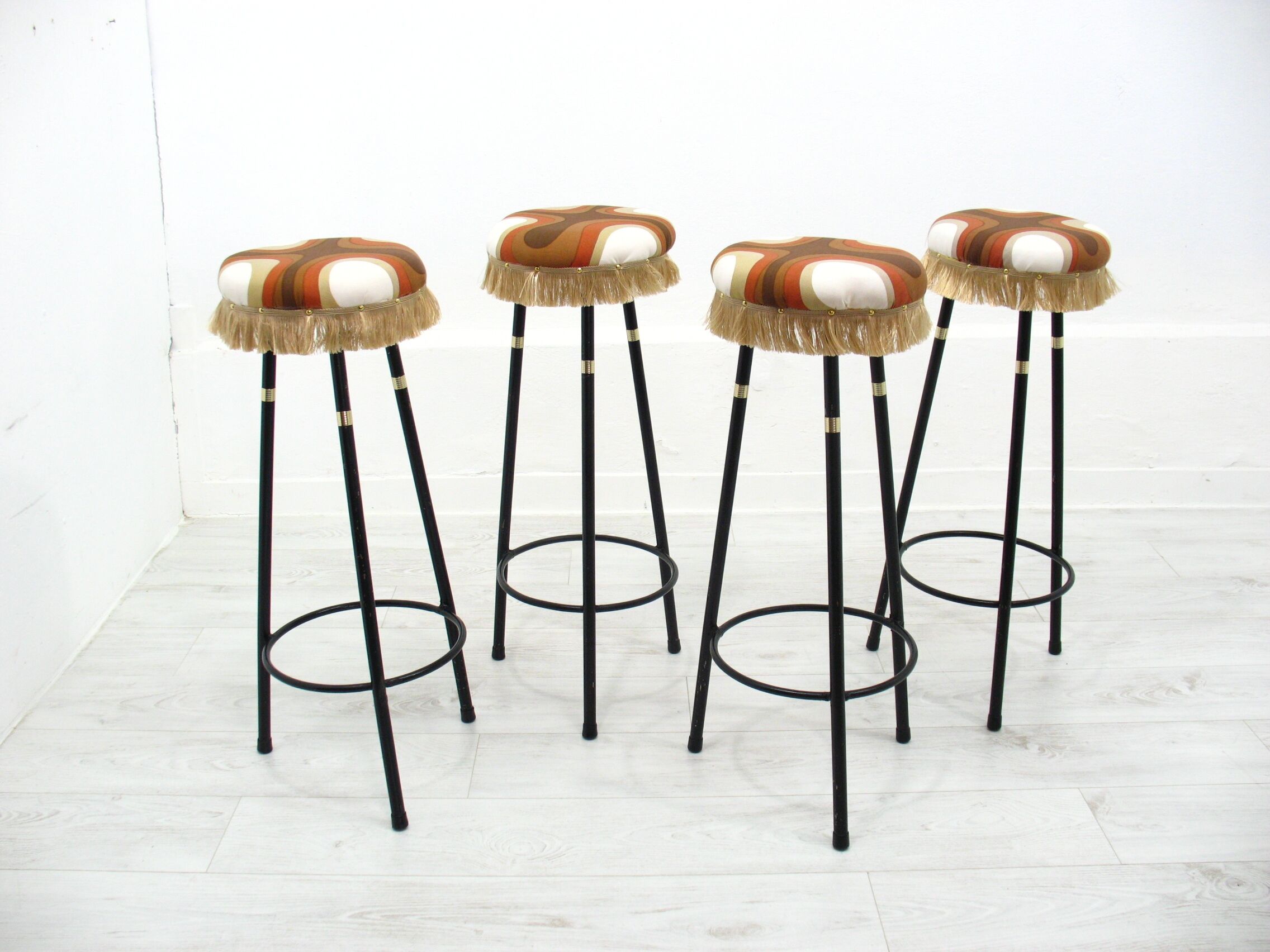 Tabourets de bar vintage, années 1970