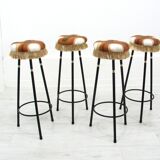 Tabourets de bar vintage, années 1970