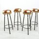 Tabourets de bar vintage, années 1970