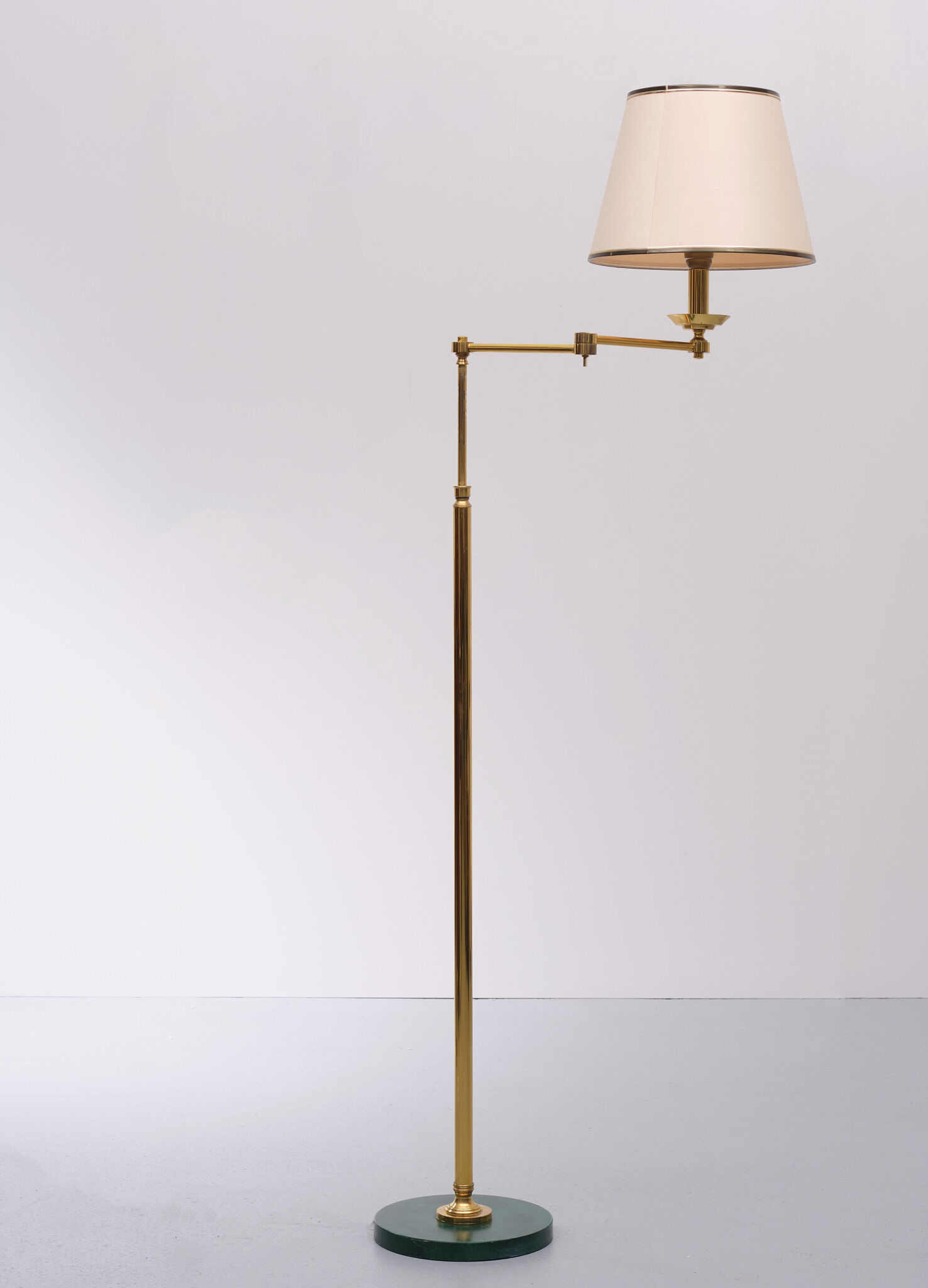 Brass Floor Lamp Deknudt Belgium 1970s