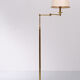 Lampadaire en laiton Deknudt Belgique années 1970