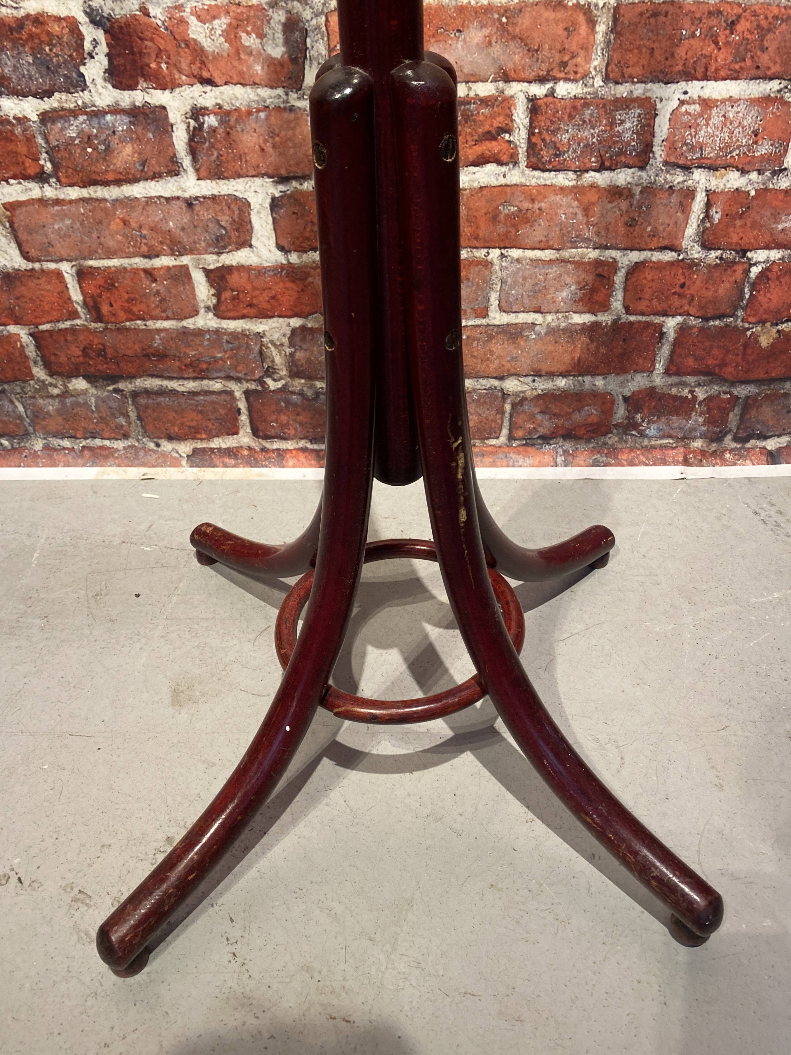 Wooden parrot coat rack