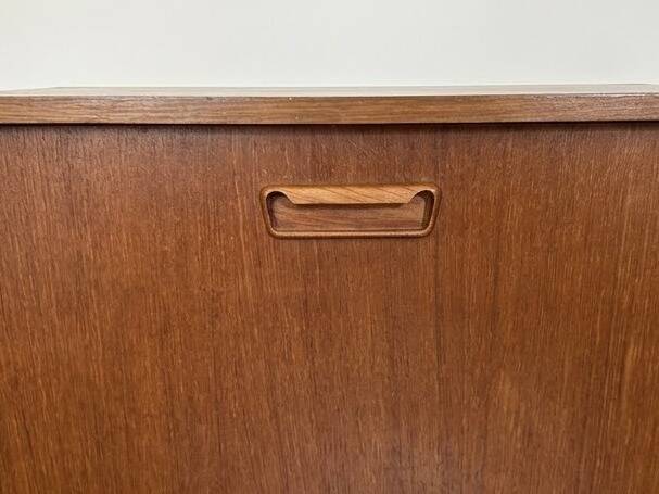 Meuble bar scandinave vintage en teck