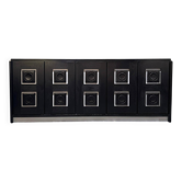 Brutalist black buffet Belgian