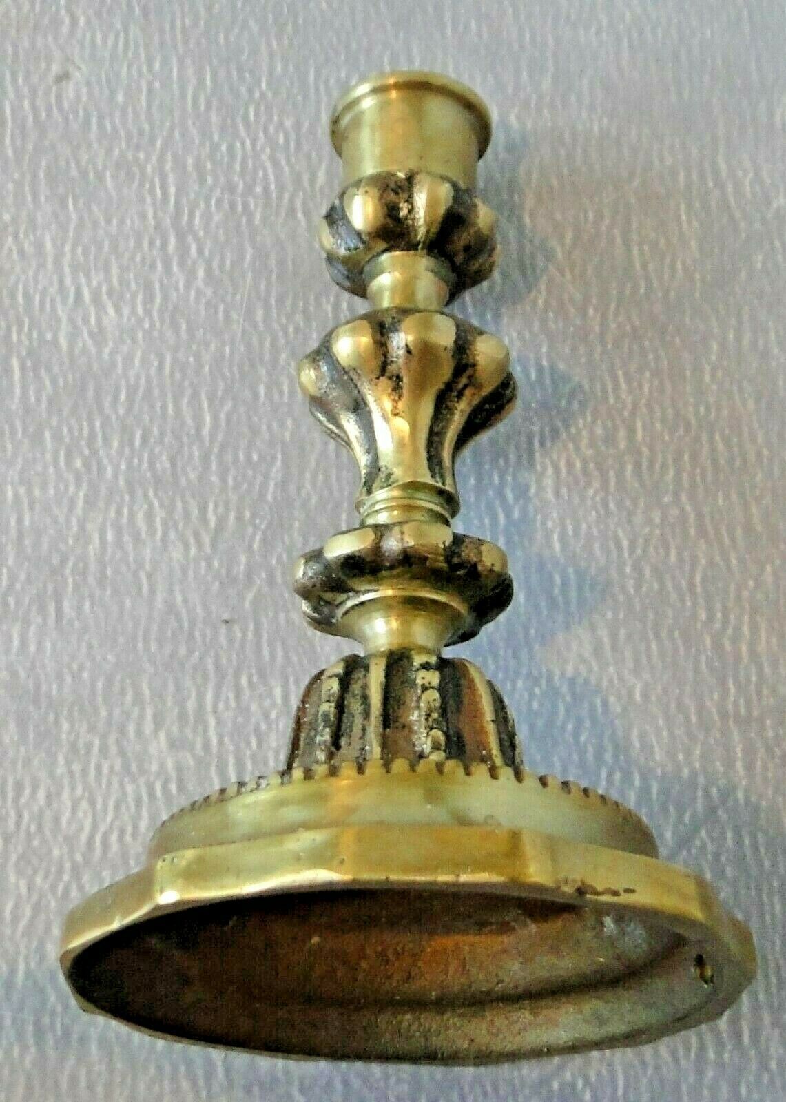 Golden bronze candlestick