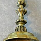 Golden bronze candlestick
