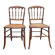 Set of 2 Chaviari Napoleon III cane chairs