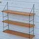 Wall shelf vintage wire and wood
