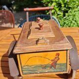 Toy - old painted trolley