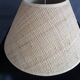Abat-jour vintage, fibres naturelles