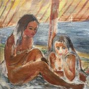 HST Orientalist Painting Hana HLADIKOVA-BERNKOPFOVA (1900-1978) R. Czech