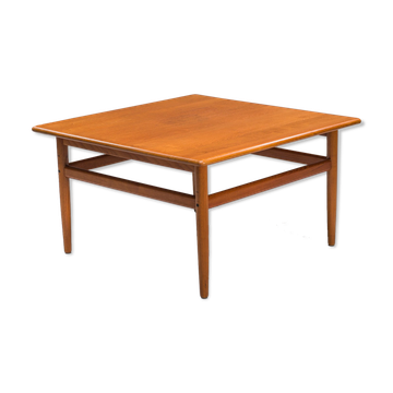 Table basse en teck danois du milieu du siècle, années 1960