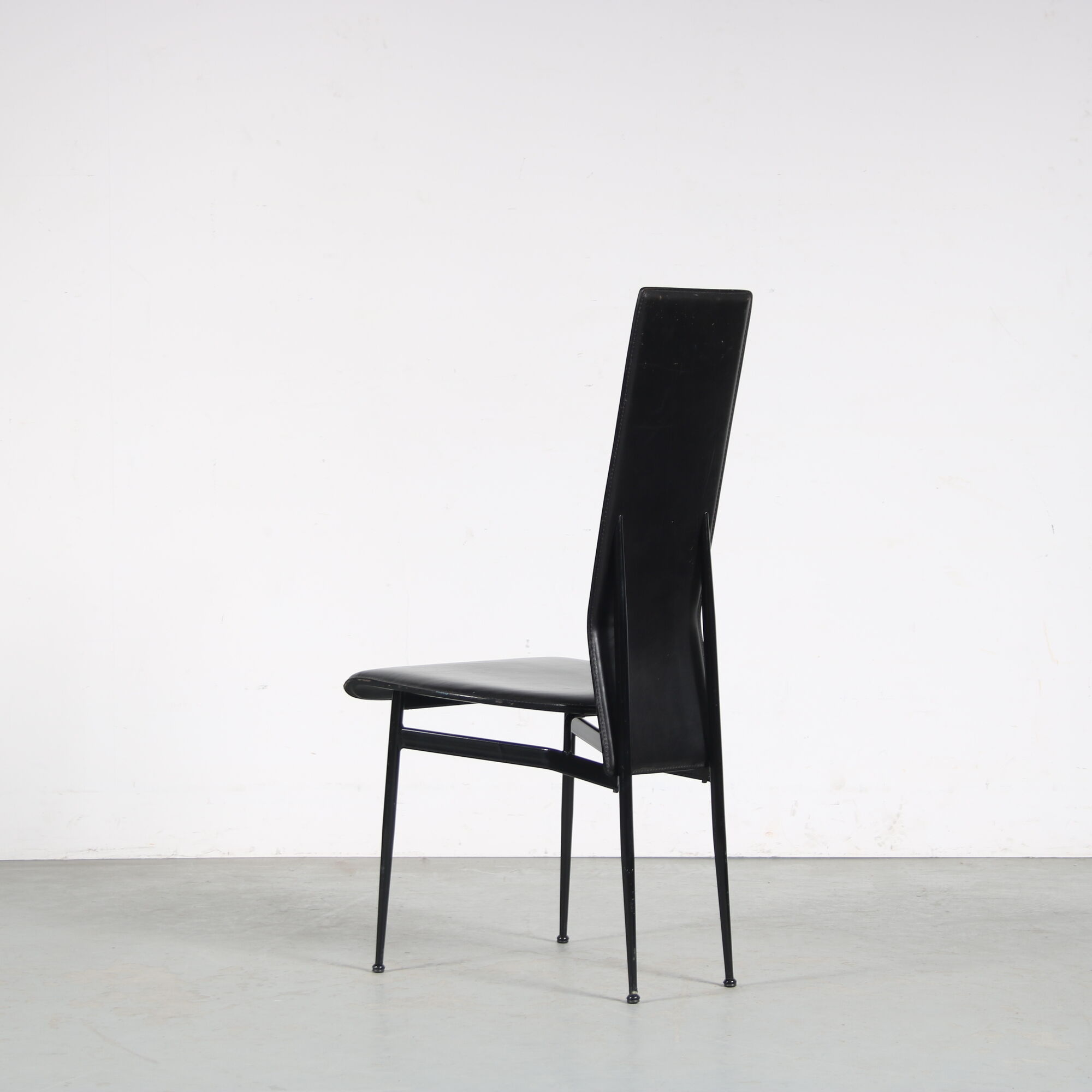 1980s Dining chairs by Giancarlo Vegni for Fasem, Italy
